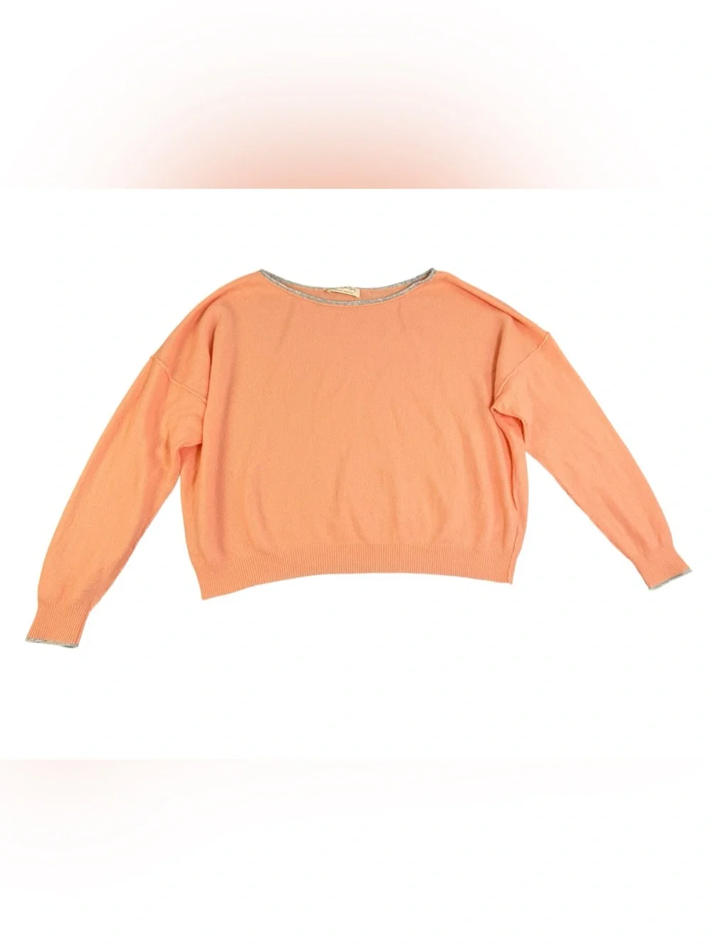 NWT Free People See Me SoftSpun Pullover Women's Size Small in Spring Melon